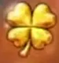 Golden four-leaf clover Lucky Stone.